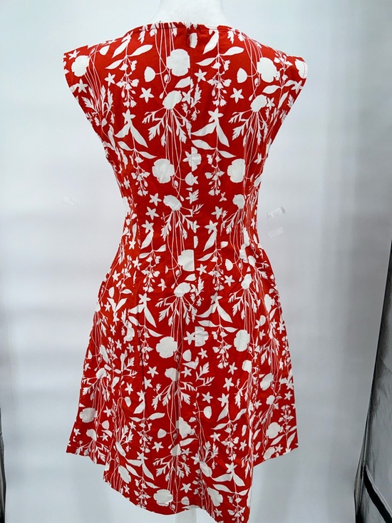 Boden Women Rosamund Garden Floral Fit and Flare Dress Midi Dress Size 6P - Picture 7 of 10